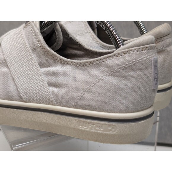 KEEN Elsa III Gore Womens Size 11 Off White Canvas Slip On Sneakers - Picture 7 of 10